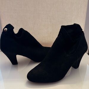 Black Suede Women's Ankle Boots